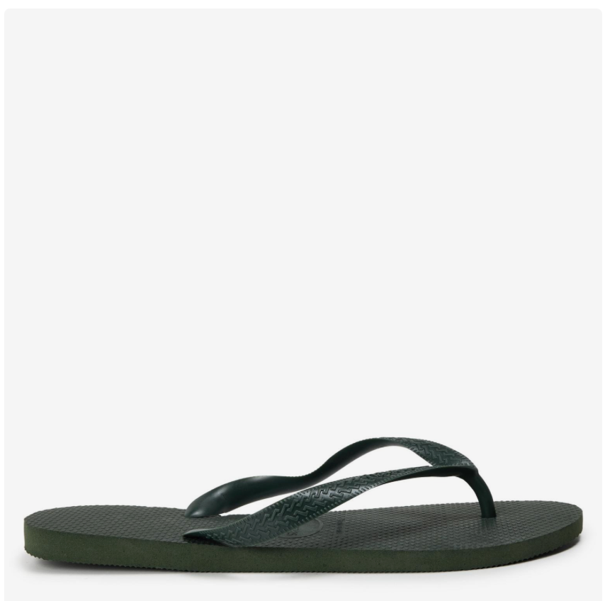 Havaianas - Top Dark Brown Flip Flops - Oliven grøn