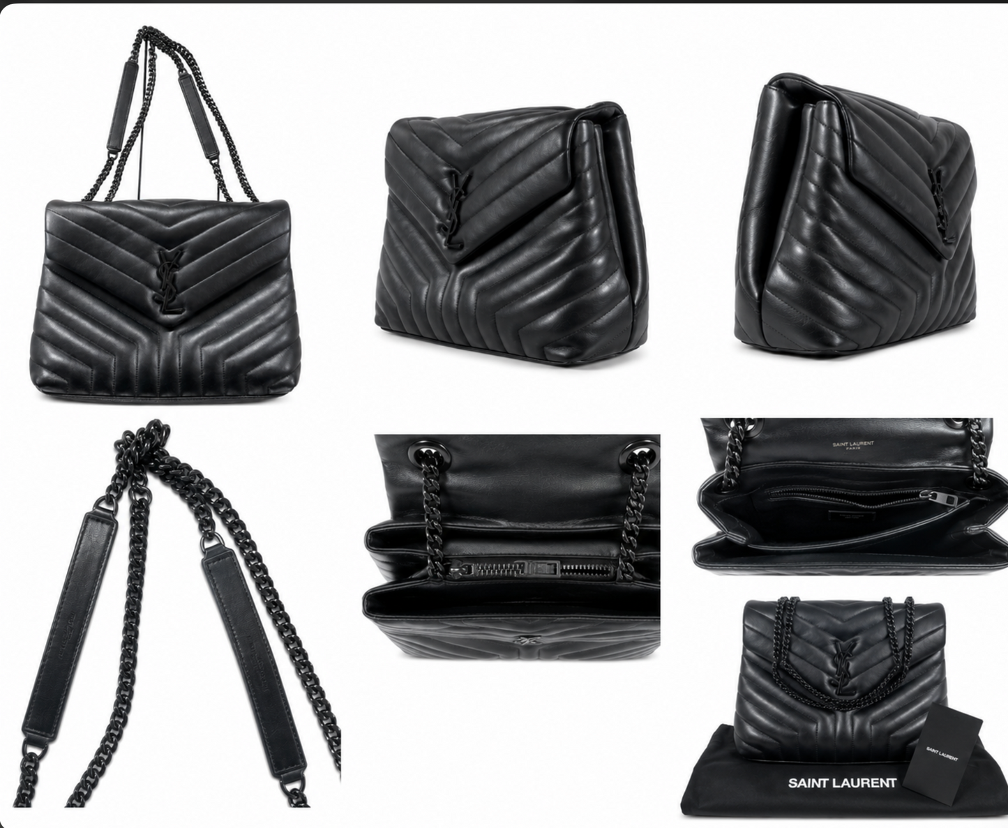 Saint Laurent LouLou taske - Sort
